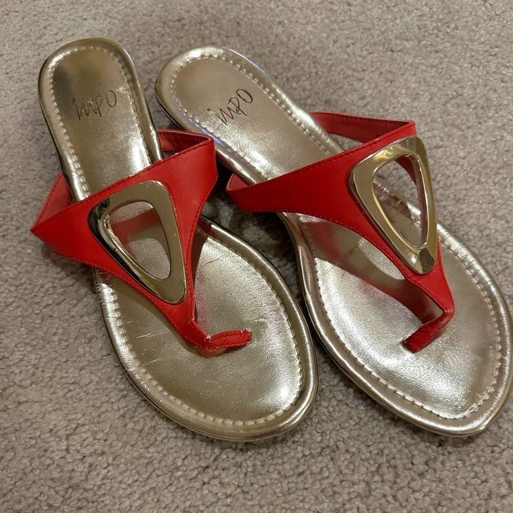 MPO coral Heeled Sandals